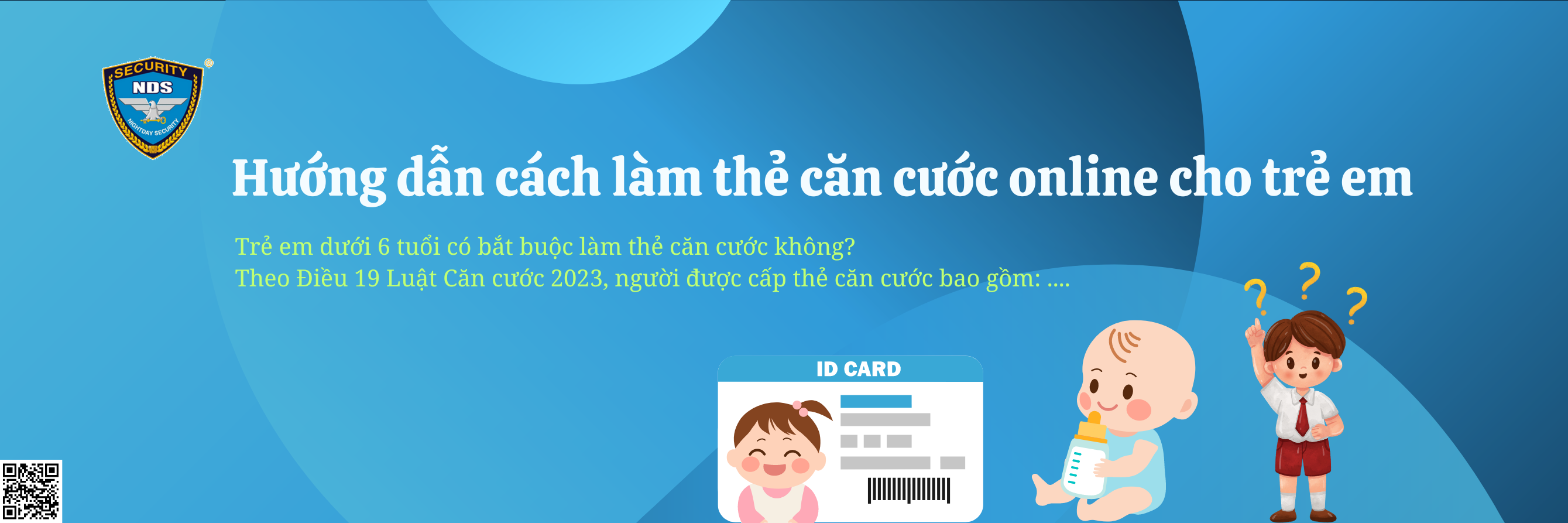 Hướng dẫn cách làm thẻ căn cước online cho trẻ em