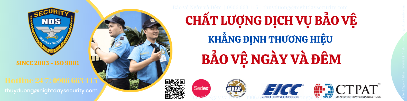Chất lượng dịch vụ bảo vệ ngày và đêm